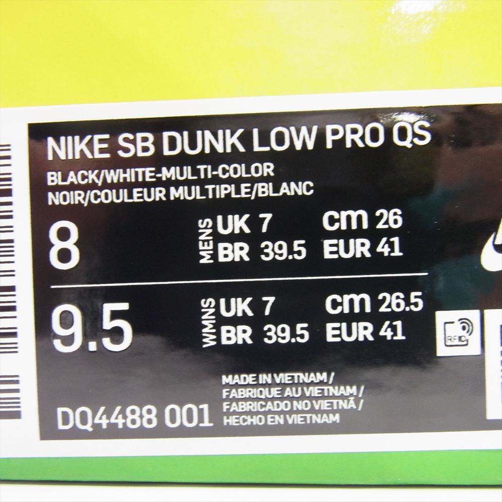 NIKE ナイキ DQ4488-001 SB DUNK LOW PRO QS NECK FACE エスビー ダンク プロ ローカット スニーカー ネックフェイス  ブラック系 26cm【中古】