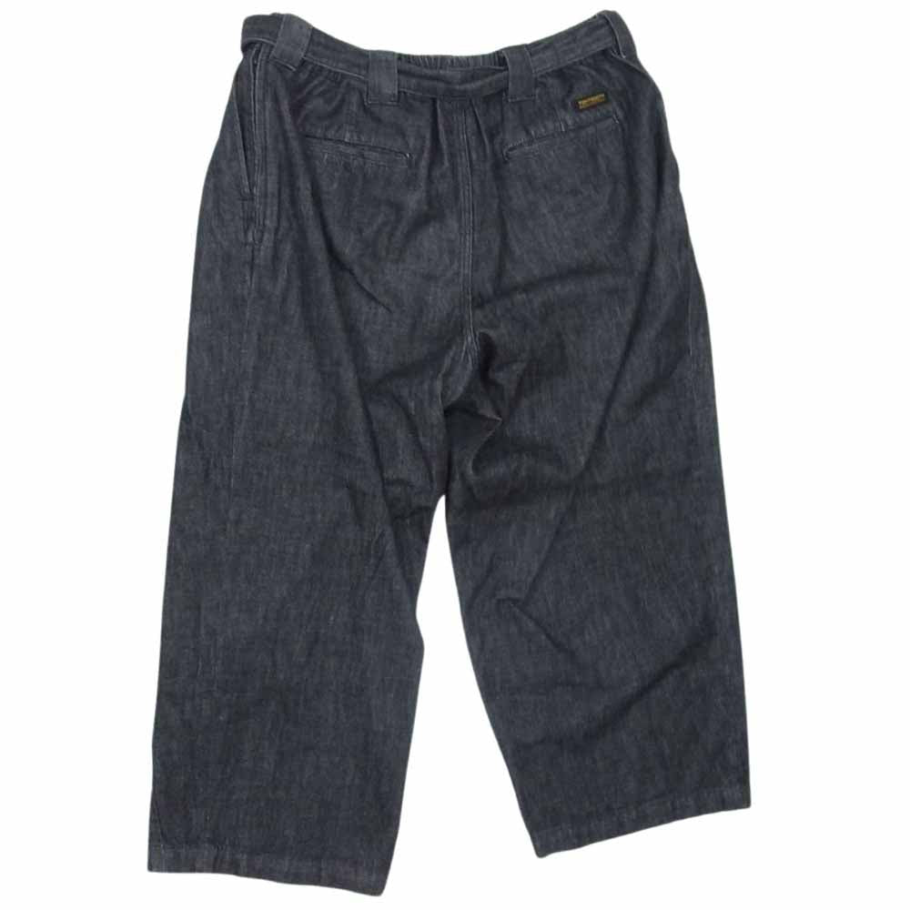 タイトブース 21AW DENIM BAGGY SLACKS バギーイージーデニムパン ブラック系 XL【中古】