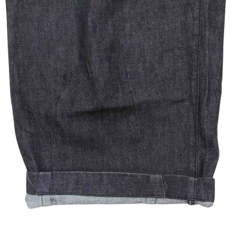 タイトブース 21AW DENIM BAGGY SLACKS バギーイージーデニムパン ブラック系 XL【中古】