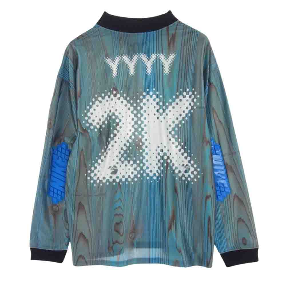 OFF-WHITE オフホワイト dn1701-411 × NIKE AS NRG JERSEY IMPERIAL BLUE ナイキ サッカーゴールキーパー ジャージー シャツ ブルー系 XL【中古】
