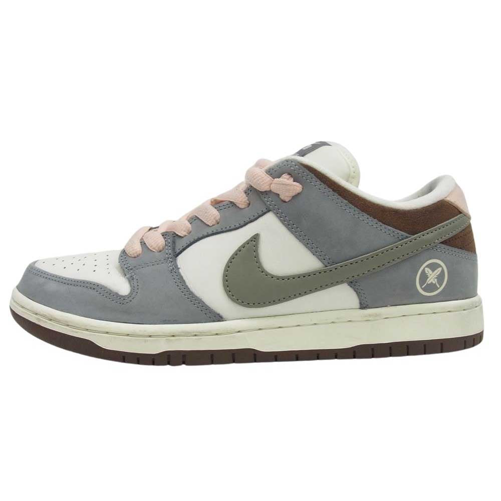 NIKE ナイキ FQ1180-001 x Yuto Horigome SB DUNK LOW PRO QS 堀米 雄斗 ダンク ロープロ ローカット スニーカー ホワイト系 グレー系 ピンク系 26.5cm【中古】