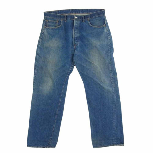 Levi's リーバイス ヴィンテージ 501 66前期 スモールe ボタンフライ ストレート デニム パンツ インディゴブルー系【中古】