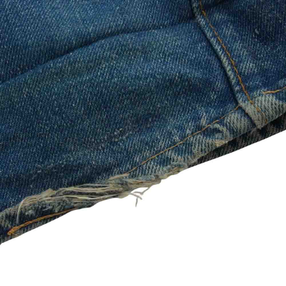 Levi's リーバイス ヴィンテージ 501 66前期 スモールe ボタンフライ ストレート デニム パンツ インディゴブルー系【中古】
