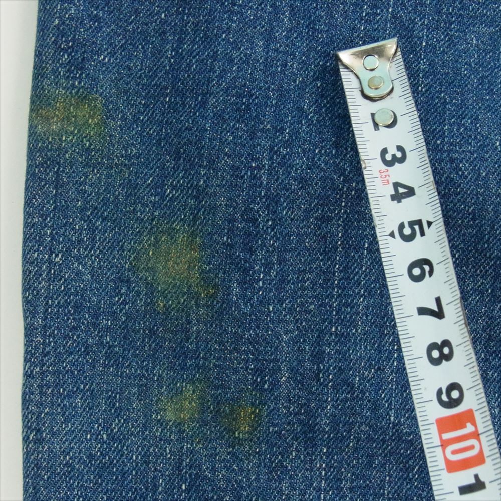Levi's リーバイス ヴィンテージ 501 66前期 スモールe ボタンフライ ストレート デニム パンツ インディゴブルー系【中古】