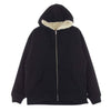 Supreme シュプリーム 22AW Faux Fur Lined Zip Up Hooded フェイ クファー ライド ジップ アップ フーディー スウェットシャツ パーカー ブラック系 XL【中古】