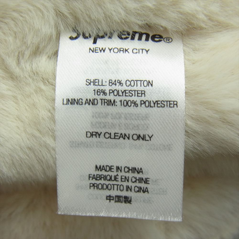 Supreme シュプリーム 22AW Faux Fur Lined Zip Up Hooded フェイ クファー ライド ジップ アップ フーディー スウェットシャツ パーカー ブラック系 XL【中古】