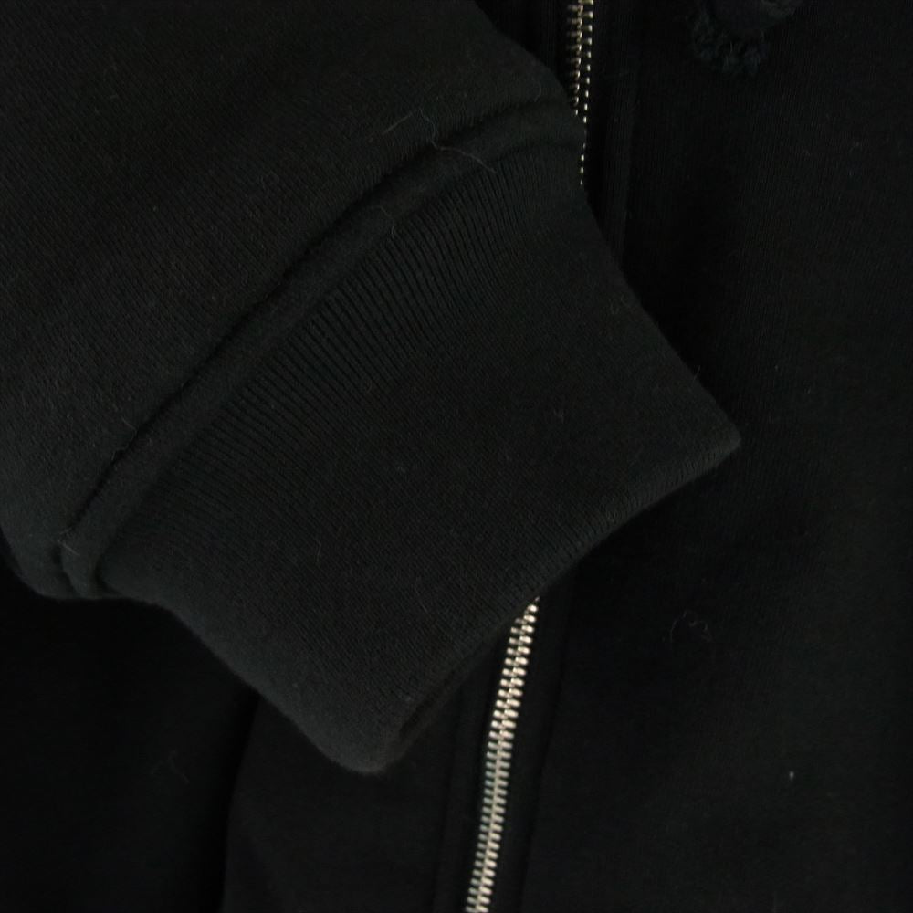 Supreme シュプリーム 22AW Faux Fur Lined Zip Up Hooded フェイ クファー ライド ジップ アップ フーディー スウェットシャツ パーカー ブラック系 XL【中古】