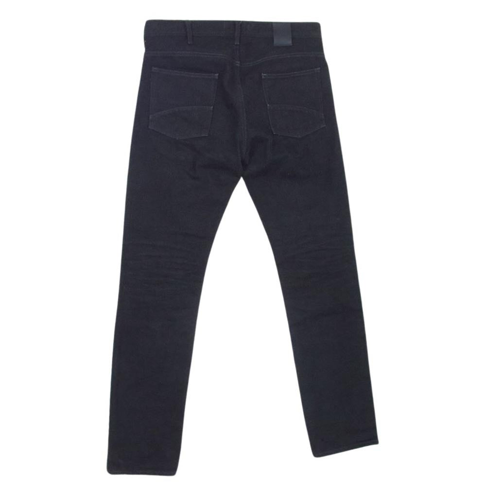 リベルタ ボタンフライ ブラック ストレート デニム パンツ ブラック系 27【中古】