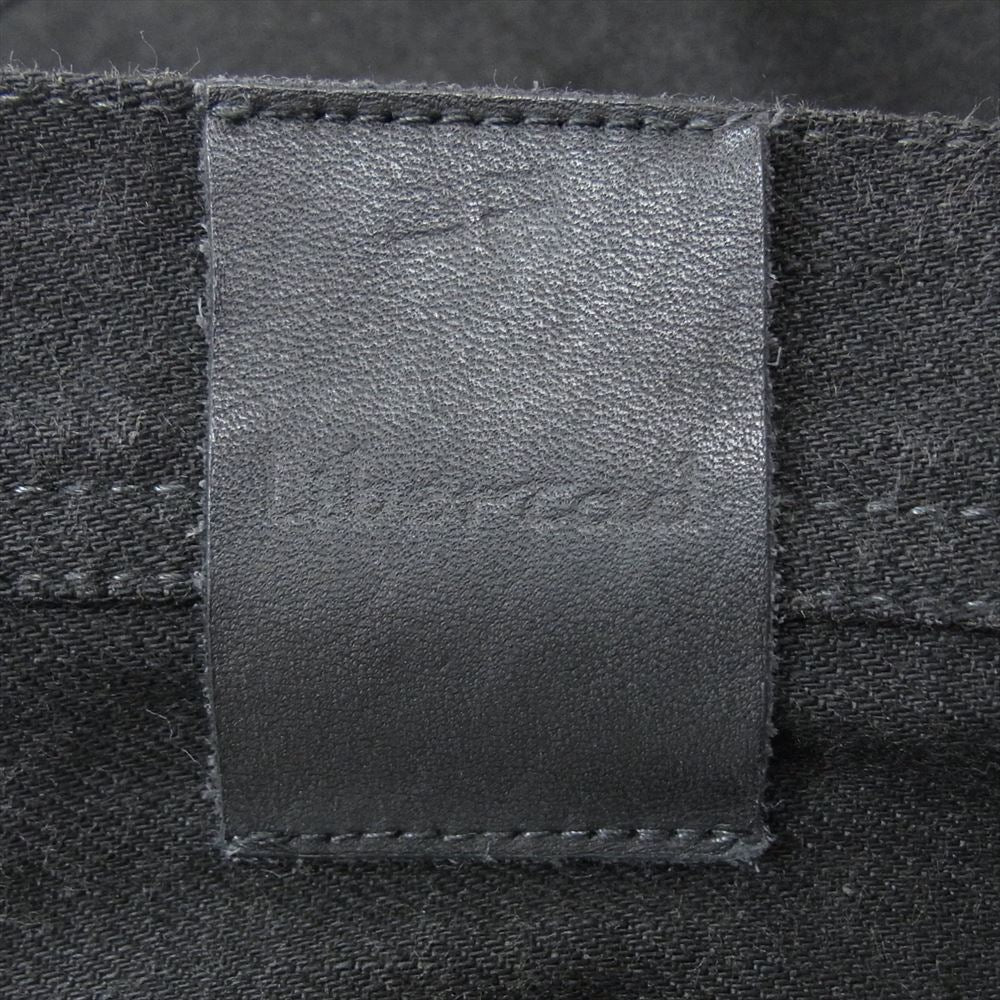 リベルタ ボタンフライ ブラック ストレート デニム パンツ ブラック系 27【中古】