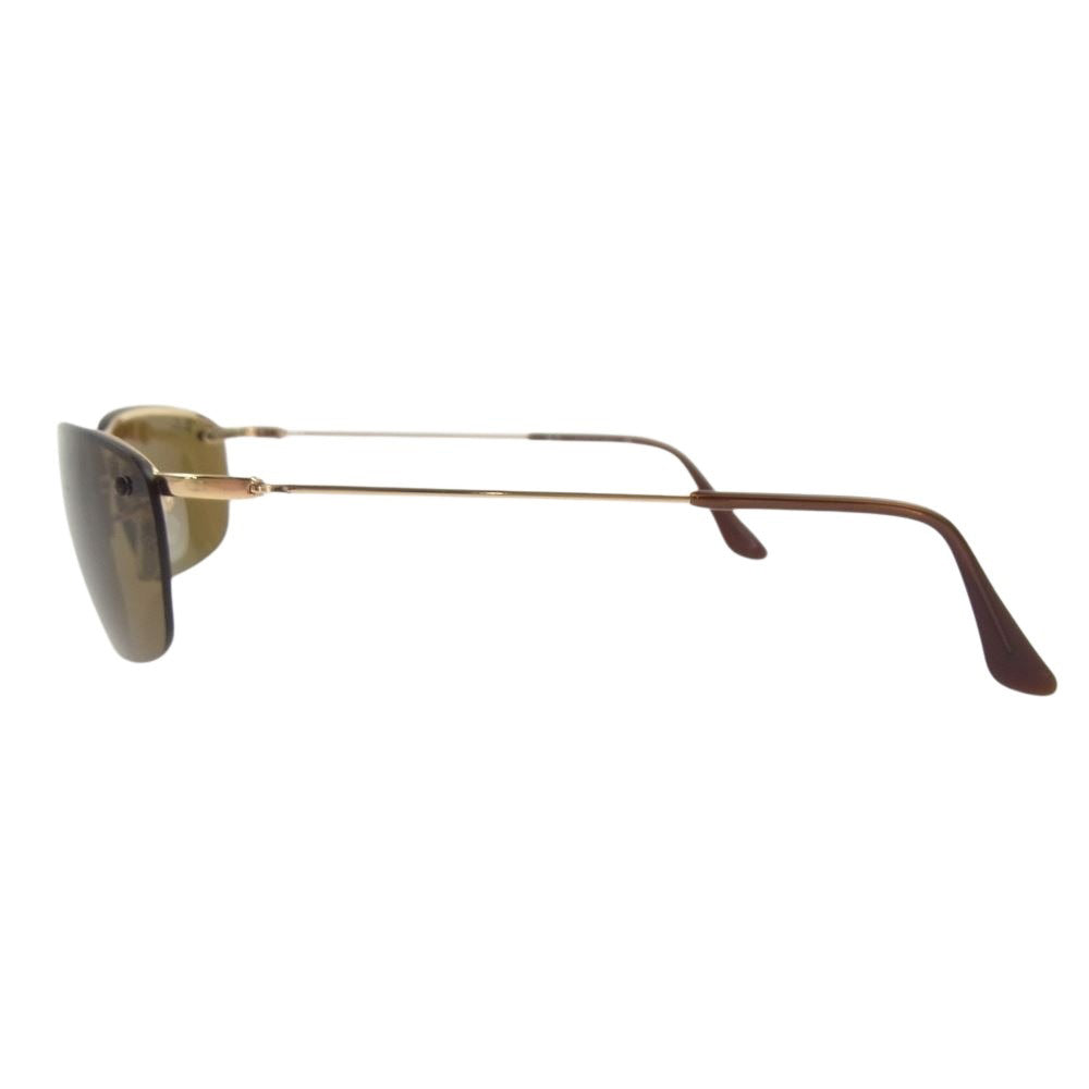 Ray-Ban レイバン RB3156 TOP SQUARE トップ スクエア サングラス アイウェア 57□16 ブラウン系 57□16【中古】