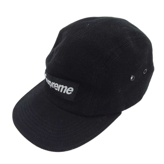 Supreme シュプリーム Mesh Camp Cap 6パネル メッシュ ボックスロゴ キャンプキャップ ブラック系【中古】