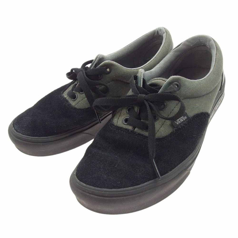 NEIGHBORHOOD ネイバーフッド 721356 × VANS バンズ ERA エラ ローカット スニーカー ブラック系 グリーン系 26cm【中古】