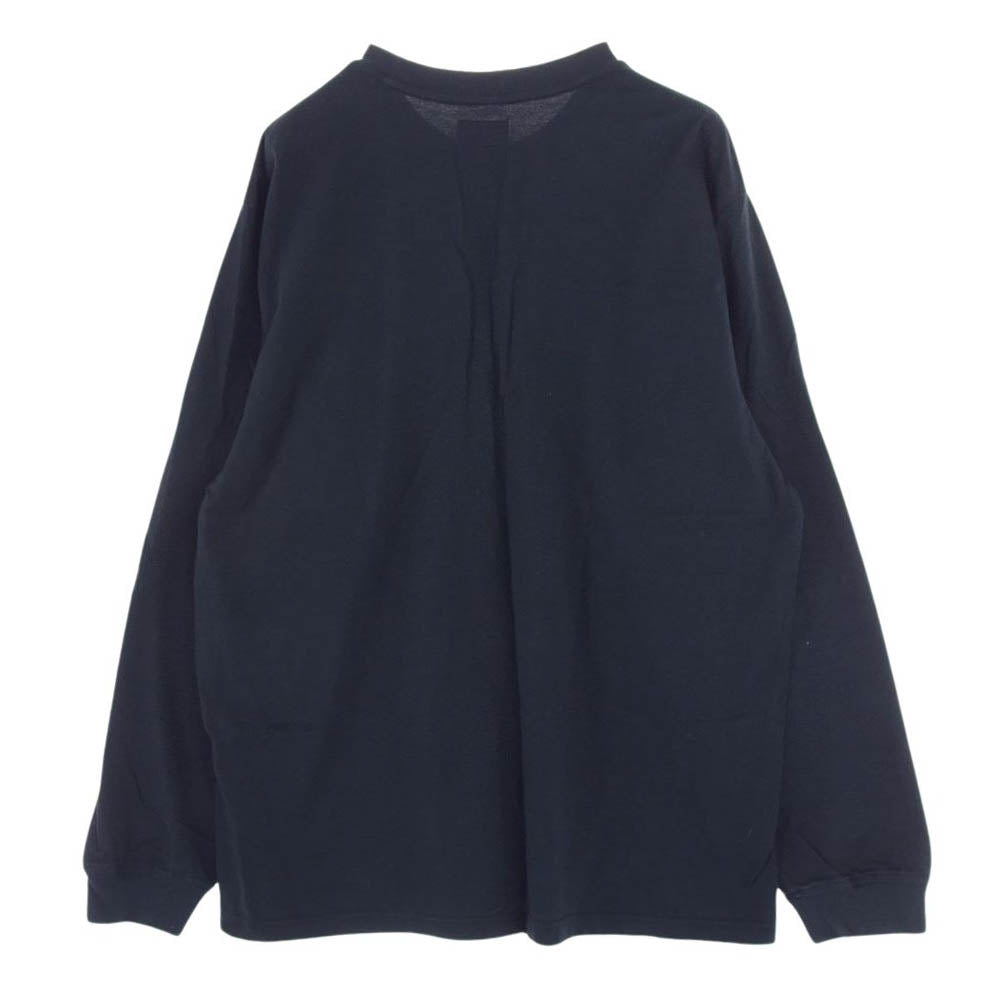 Supreme シュプリーム SMALL BOX LOGO L/S スモールボックス ロゴ ロングスリーブ Tシャツ 半袖 ネイビー ネイビー系 L【中古】
