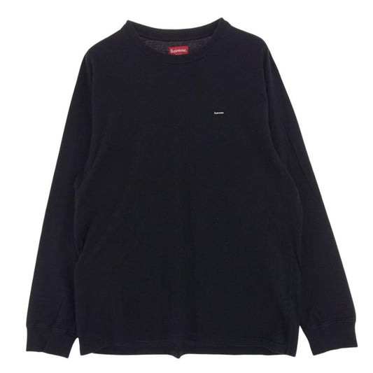 Supreme シュプリーム SMALL BOX LOGO L/S スモールボックス ロゴ ロングスリーブ Tシャツ ブラック ブラック系 L【中古】