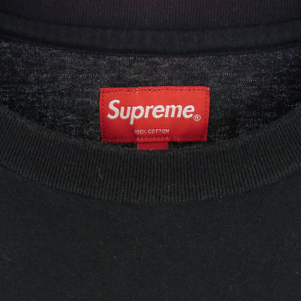 Supreme シュプリーム SMALL BOX LOGO L/S スモールボックス ロゴ ロングスリーブ Tシャツ ブラック ブラック系 L【中古】