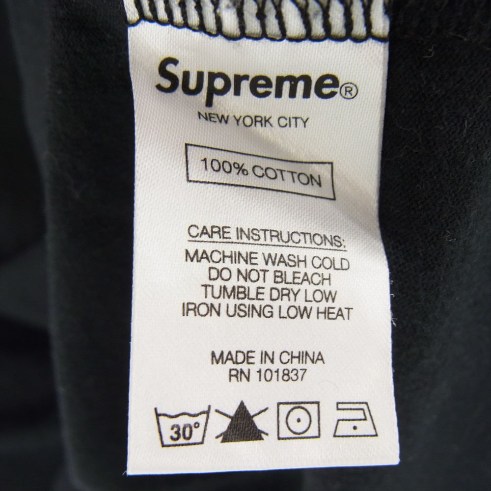 Supreme シュプリーム SMALL BOX LOGO L/S スモールボックス ロゴ ロングスリーブ Tシャツ ブラック ブラック系 L【中古】