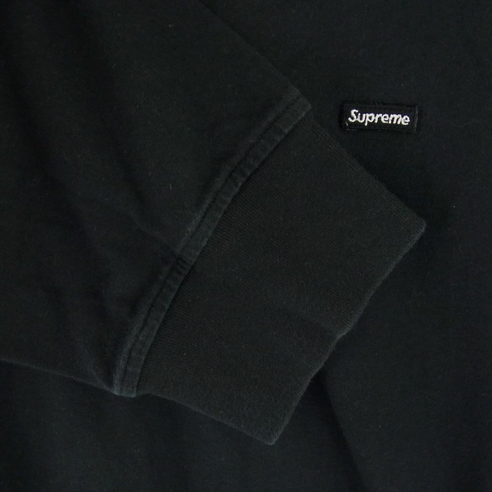 Supreme シュプリーム SMALL BOX LOGO L/S スモールボックス ロゴ ロングスリーブ Tシャツ ブラック ブラック系 L【中古】