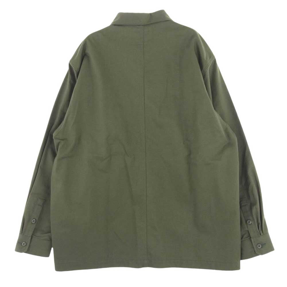 WTAPS ダブルタップス 22SS 221BRDT-SHM02　 BUDS LS COTTON TWILL コットン ツイル ユーティリティ ミリタリー ジャケット グリーン系 X 04【中古】