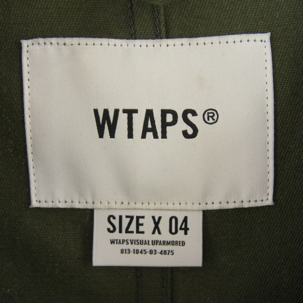 WTAPS ダブルタップス 22SS 221BRDT-SHM02　 BUDS LS COTTON TWILL コットン ツイル ユーティリティ ミリタリー ジャケット グリーン系 X 04【中古】