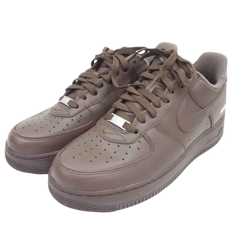 Supreme シュプリーム × NIKE ナイキ CU9225-200 Air Force 1 Low エアフォース ワン Baroque Brown ローカット スニーカー  ブラウン系 27.5cm【新古品】【未使用】【中古】