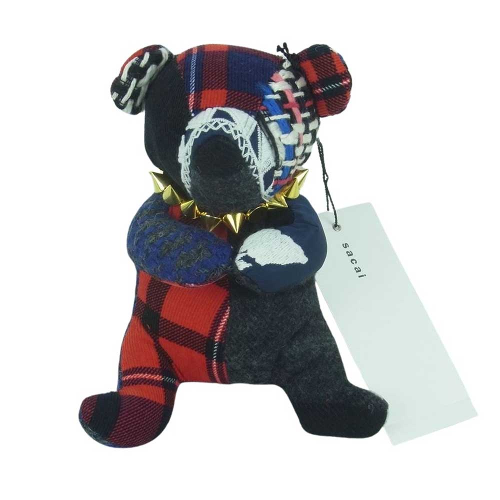 Sacai サカイ 22-0504S Zantan Colotan M MULTI ザンタン コロタン ハイブリッドファブリック ベア ぬいぐるみ【中古】