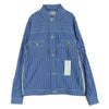 Sacai サカイ 21SS 21-02493M Cotton Poplin Blouson STRIPE コットン ポプリン ストライプ ブルゾン シャツ ジャケット ブルー系 ホワイト系 1【美品】【中古】