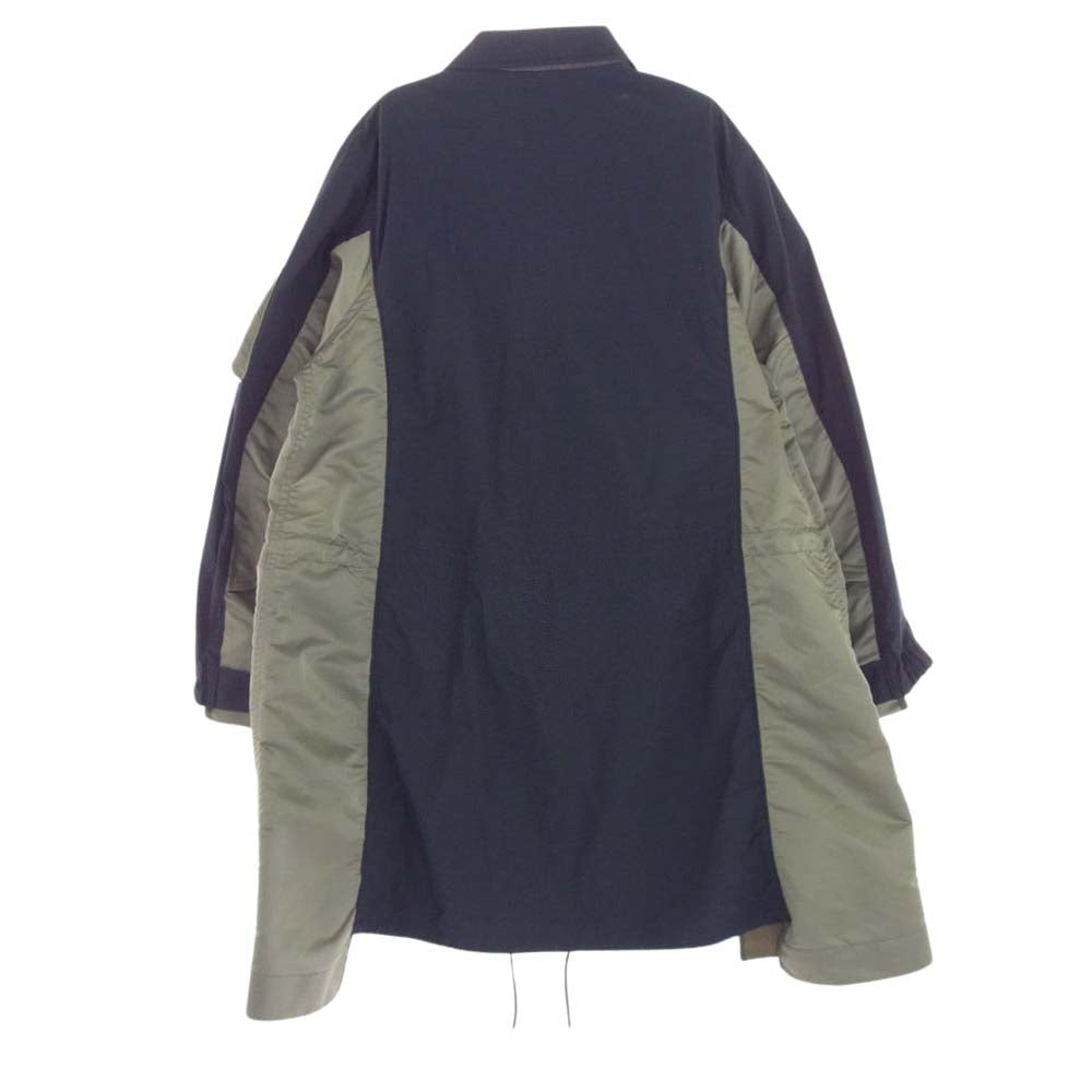 Sacai サカイ 21AW SCM-035 Military Coat ミリタリー コート ネイビー