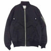 Sacai サカイ 22AW 22-02880M × MADSAKI Nylon Twill Blouson マッドサキ バック ペイント ナイロン ツイル MA1 ジャケット ブルゾン ブラック系 3【美品】【中古】