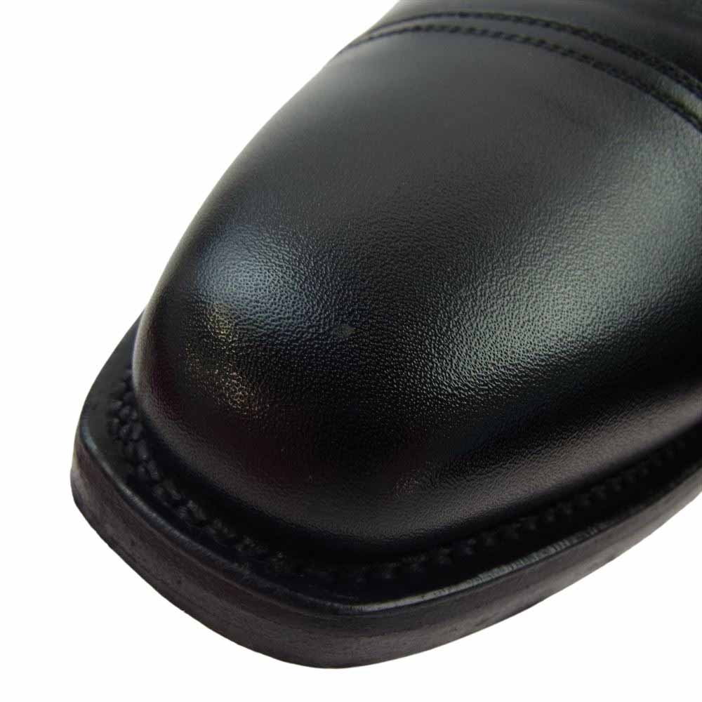 SCOTCH GRAIN スコッチグレイン 758 HIROKAWA belhomme ベルオム セミスクエア レザー シューズ ブラック系 25cm【中古】