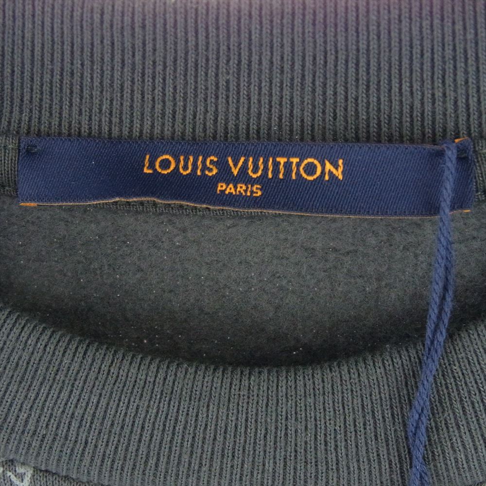 LOUIS VUITTON ルイ・ヴィトン 22AW HNY11W ダミエ スプレッド プリンテッド スウェット シャツ トレーナー グレ –  ブランド古着 LIFE