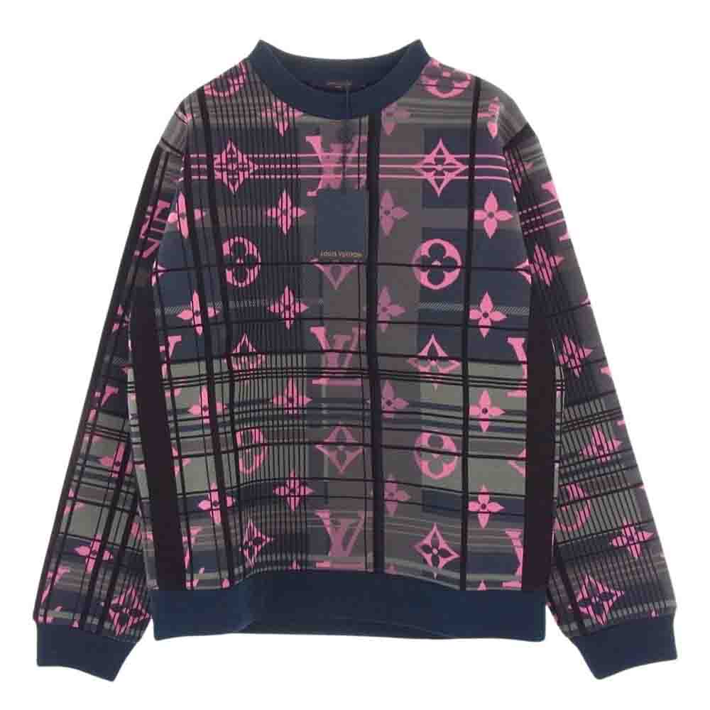 LOUIS VUITTON ルイ・ヴィトン 21SS  HKY75WZRW モノグラム 総柄 ジャカード スウェット シャツ トレーナー L【新古品】【未使用】【中古】