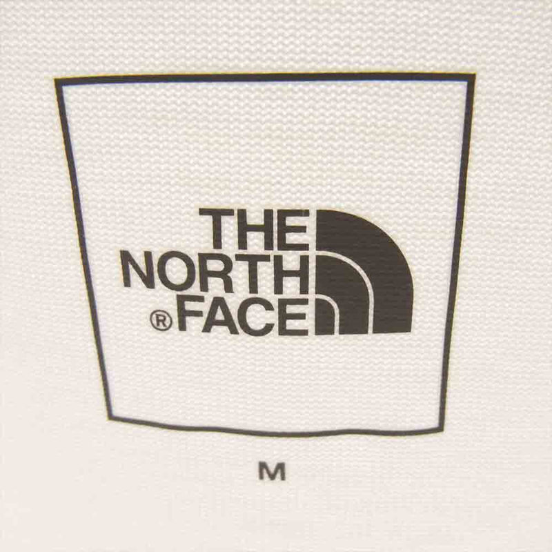 THE NORTH FACE ノースフェイス NT82137 L/S Digital Logo Tee デジタル ロゴ ロングスリーブ Ｔシャツ 長袖 ホワイト系 M【中古】