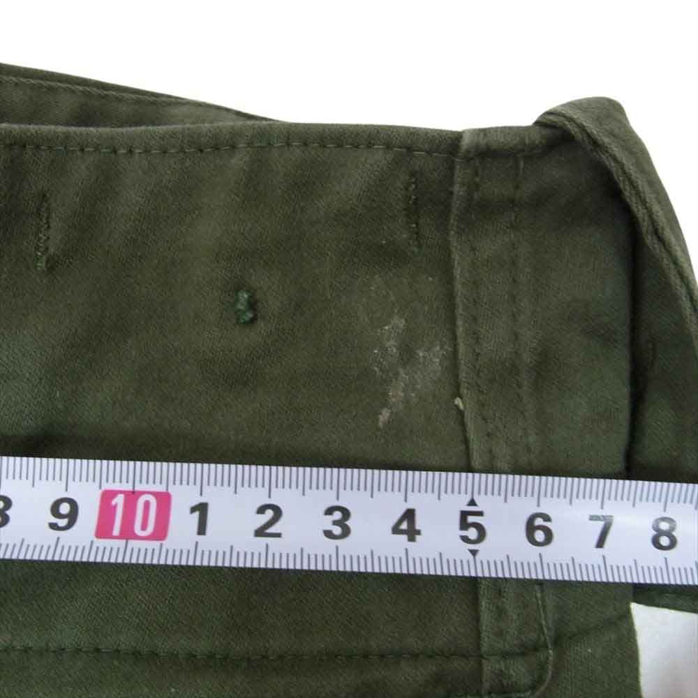 フランス軍 ヴィンテージ ベルギー軍  SEYNTEX社製 M-64 フィールド ミリタリー パンツ  カーキ系 サイズ表記無【中古】