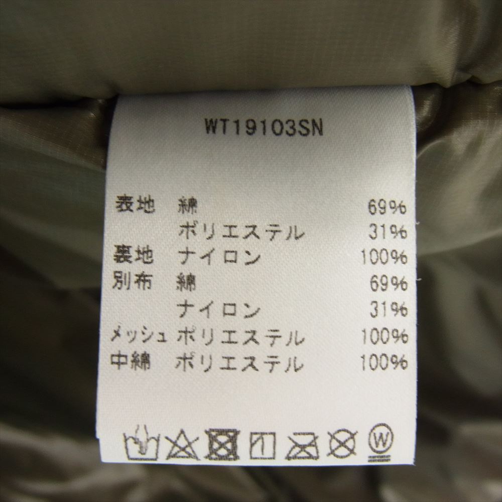 WILDTHINGS ワイルドシングス WT19103SN HAPPY JACKET PRIMALOFT ハッピー ジャケット プリマロフト 中綿  カーキ系 M【極上美品】【中古】