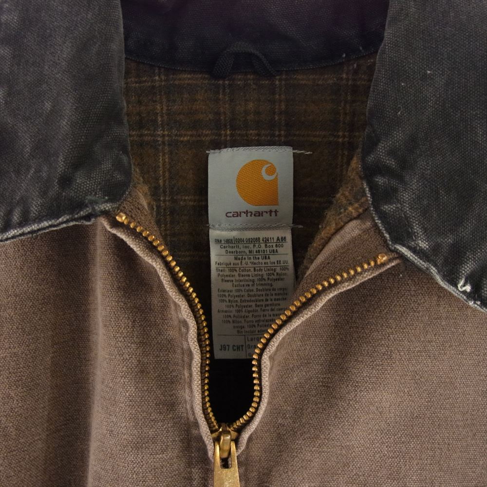 Carhartt カーハート 80s 90s USA製 デトロイト ワーク ジャケット ブラウン系【中古】