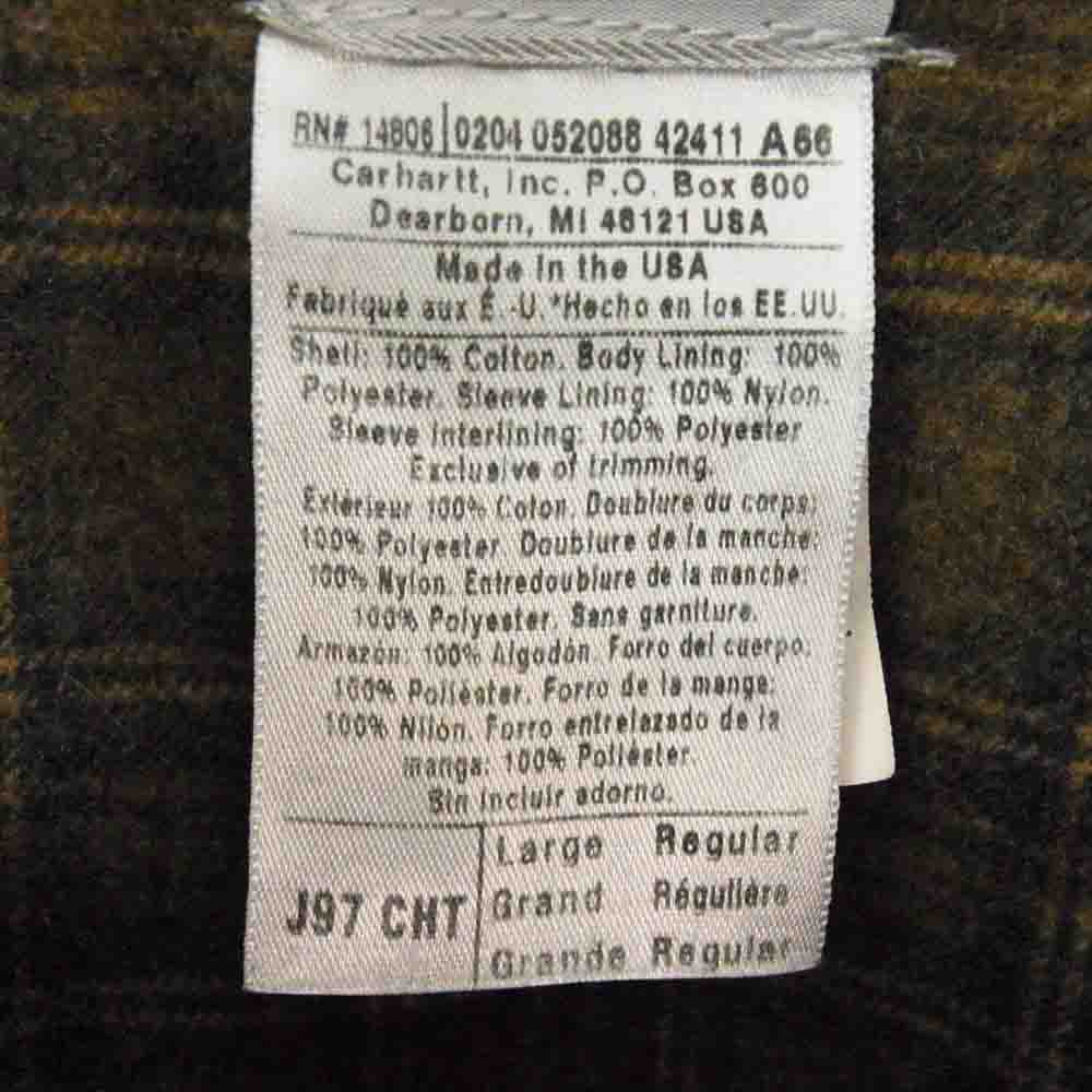 Carhartt カーハート 80s 90s USA製 デトロイト ワーク ジャケット ブラウン系【中古】
