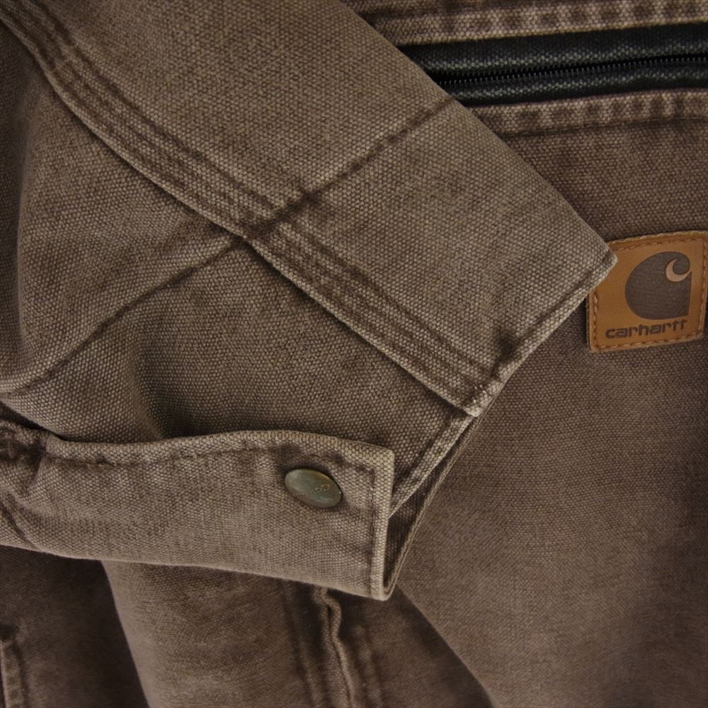 Carhartt カーハート 80s 90s USA製 デトロイト ワーク ジャケット ブラウン系【中古】
