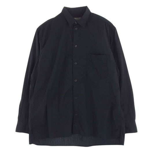 Yohji Yamamoto POUR HOMME ヨウジヤマモトプールオム HR-B06-002 BIG ビッグ 長袖 環縫い シャツ ネイビー系 2【中古】