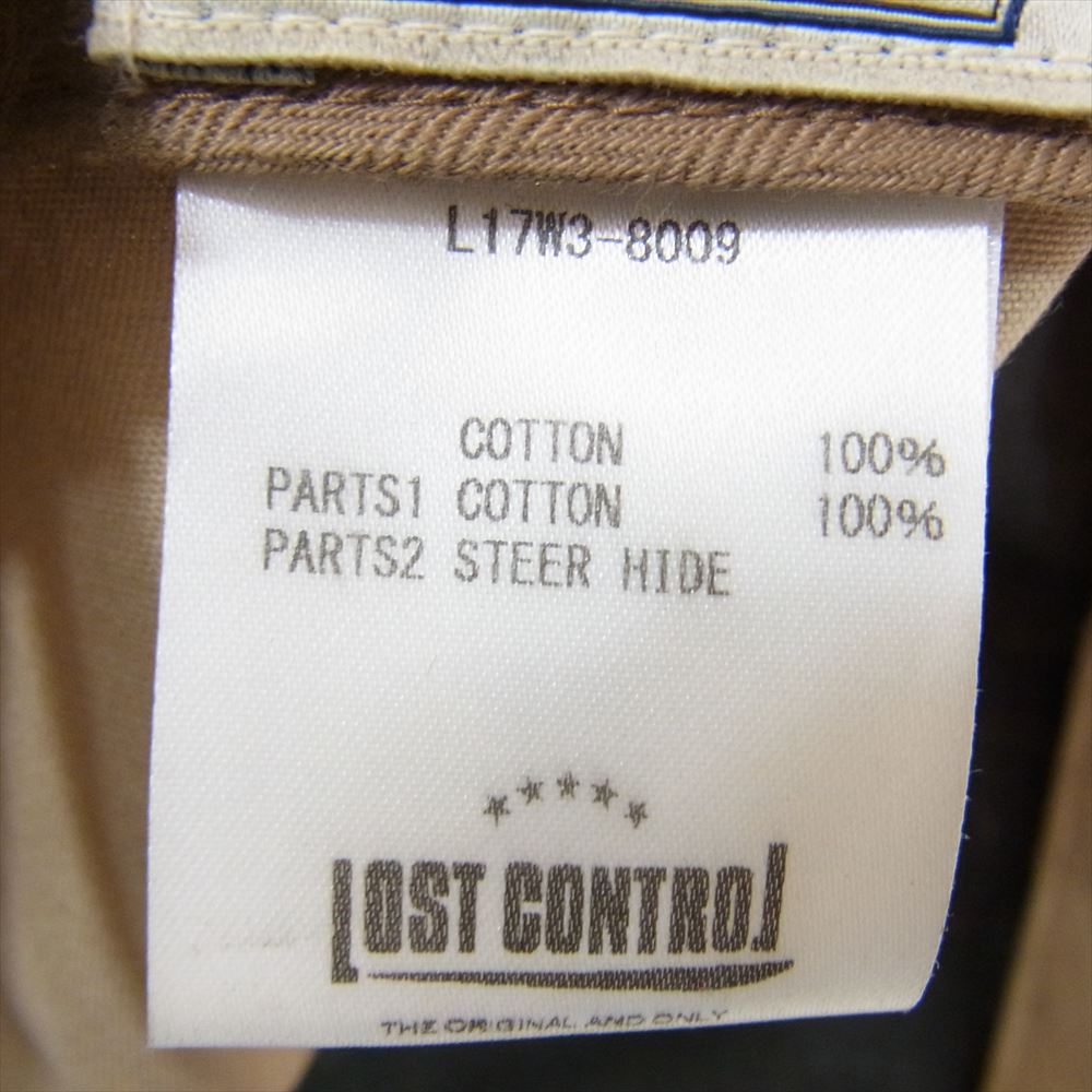 LOST CONTROL ロストコントロール L17W3-8009 Umpire Cap キャップ  ベージュ系【中古】