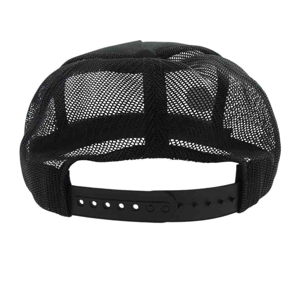 LOST CONTROL ロストコントロール MESH CAP HERT THROB アーチロゴ ワッペン メッシュ キャップ  ブラック系 56cm-60cm【中古】
