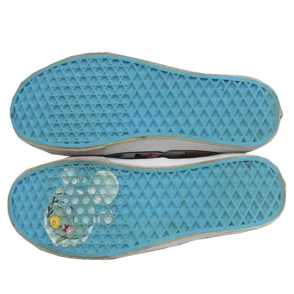 VANS バンズ 721356 × SPONGEBOB スポンジボブ オーセンティック ローカット スニーカー ホワイト系 マルチカラー系 27cm【中古】