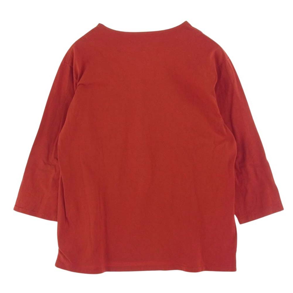 GERUGA ゲルガ HEAVEY DUTY POCKET T.Q.S T-S GRG ロゴ プリント 7分丈カットソー ポケット Tシャツ レッド レッド系 5【中古】