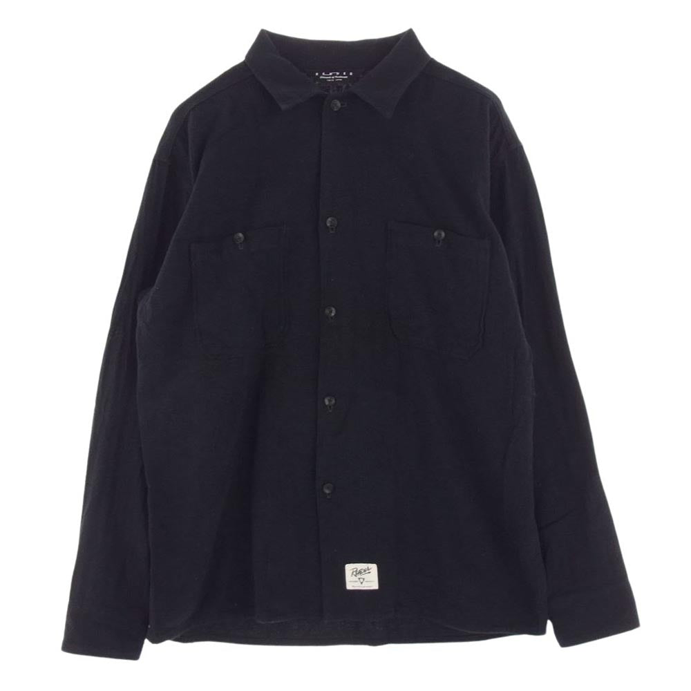 レンダー RDS915 COTTON SILK NEP SHIRT コットンシルクネップシャツ シルク混 長袖 ブラック系 3【中古】