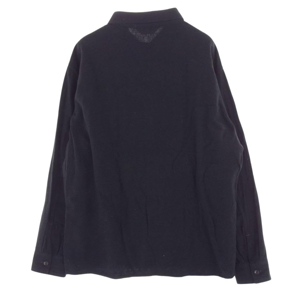 レンダー RDS915 COTTON SILK NEP SHIRT コットンシルクネップシャツ シルク混 長袖 ブラック系 3【中古】