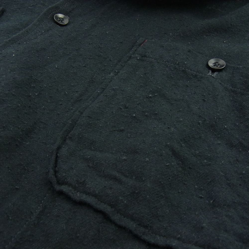 レンダー RDS915 COTTON SILK NEP SHIRT コットンシルクネップシャツ シルク混 長袖 ブラック系 3【中古】