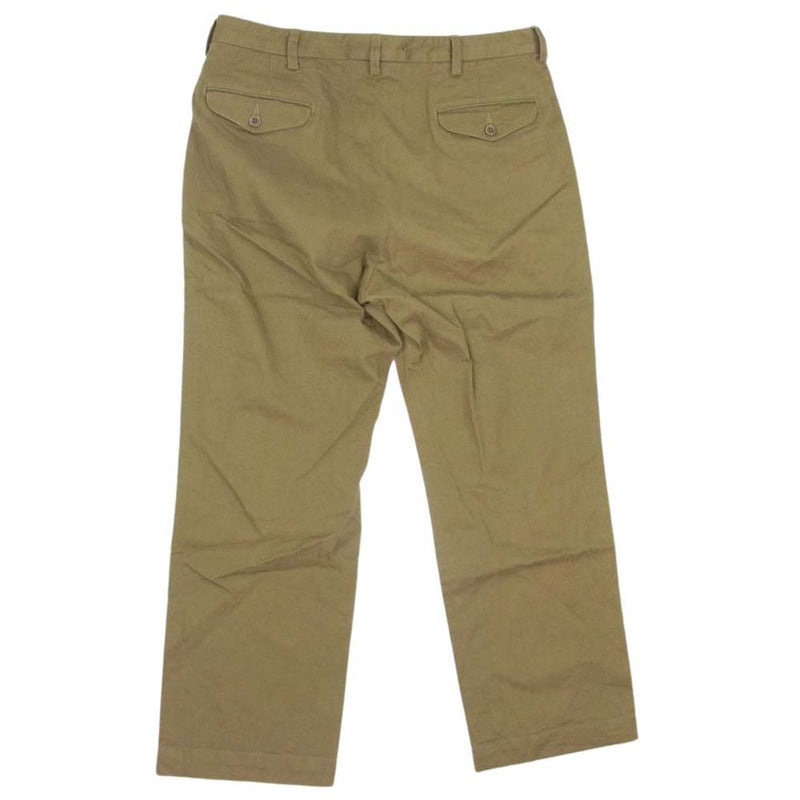 アディクトクローズ SINGLE-PLEATED COTTON ARMY TROUSERS コットン アーミー トラウザーズ パンツ カーキ系 36【中古】