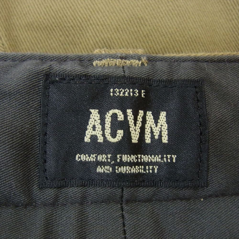 アディクトクローズ SINGLE-PLEATED COTTON ARMY TROUSERS コットン アーミー トラウザーズ パンツ カーキ系 36【中古】