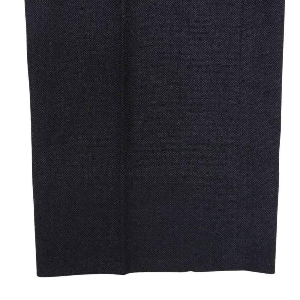 Adam et Rope' アダムエロペ GMS-19070-B ストレート ウール ワイド スラックスパンツ ダークグレー系 M【中古】