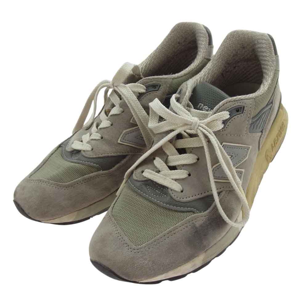 NEW BALANCE ニューバランス M998 USA製 ABZORB アブゾーブ 998 ローカット スニーカー グレー系 26.5ｃｍ【中古】
