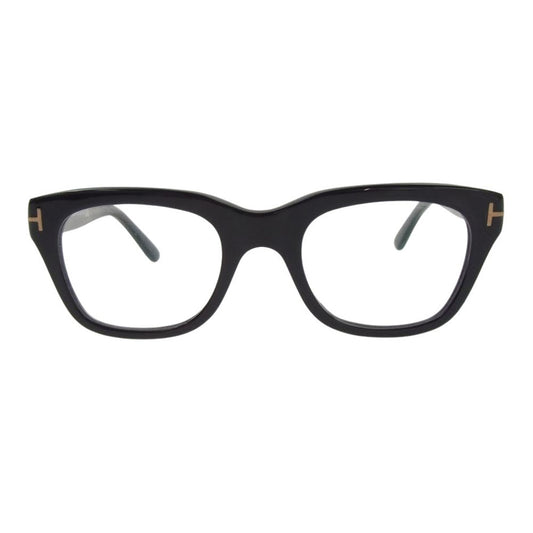 TOM FORD トムフォード TF5178 アジアンフィット ウエリントン メガネ 眼鏡  ブラック系 50□21【中古】